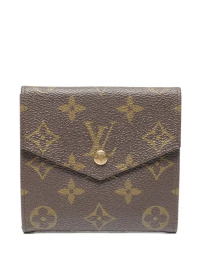 Pre-owned Louis Vuitton 2011 Monogram Wallet In Brown