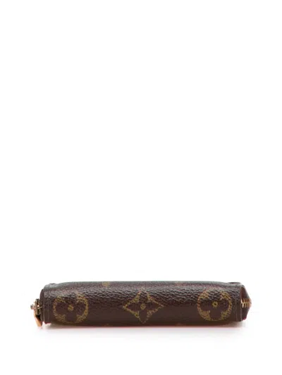 Pre-owned Louis Vuitton 2011 Monogram Zippy Purse Coin Pouch In Brown