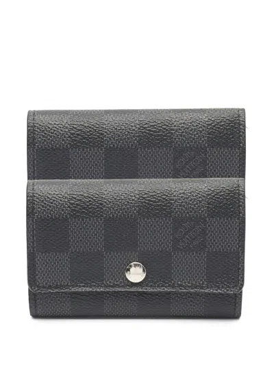 Pre-owned Louis Vuitton 2011 Multicle 6 Chequered Key Case In Gray