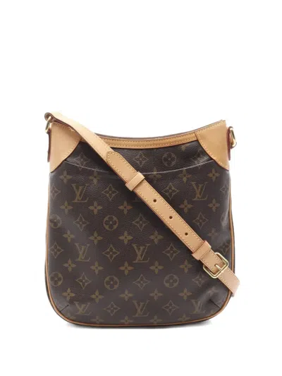 Pre-owned Louis Vuitton 2011 Odeon Pm Monogram Shoulder Bag In Brown