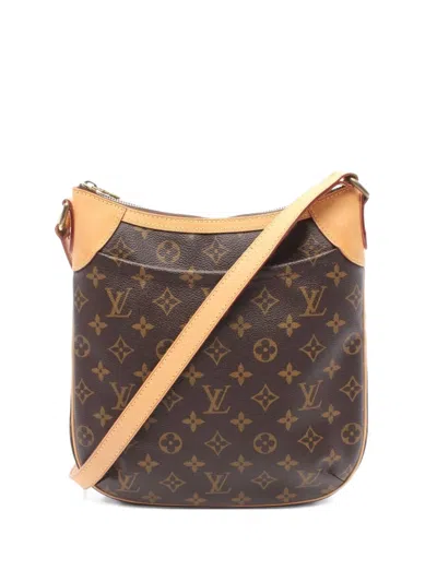 Pre-owned Louis Vuitton 2011 Odeon Shoulder Bag In Brown