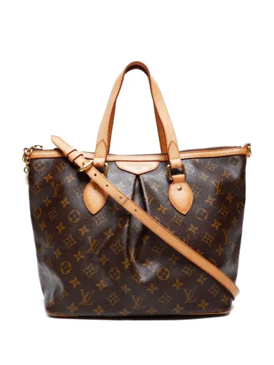 Pre-owned Louis Vuitton 2011 Palermo Pm Tote Bag In Brown