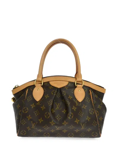 Pre-owned Louis Vuitton 2011 Pm Tivoli Monogram-pattern Tote Bag In Brown