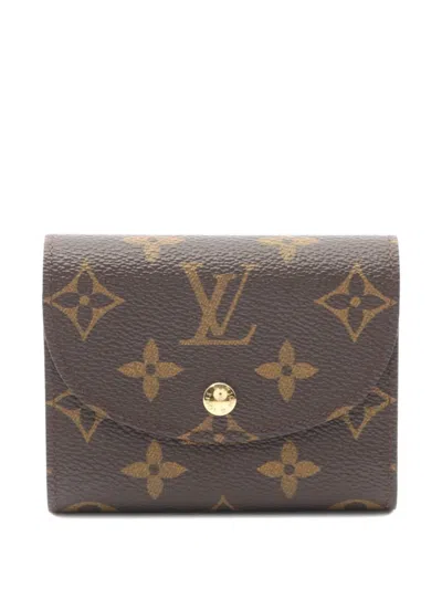 Pre-owned Louis Vuitton 2011 Portefeuil Elene Wallet In Brown