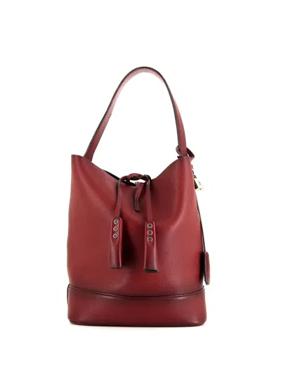 Pre-owned Louis Vuitton 2011  Bucket Bag In Red