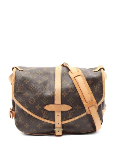 Pre-owned Louis Vuitton 2011 Saumur 30 Shoulder Bag In Brown