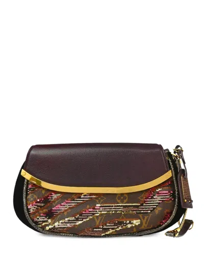 Pre-owned Louis Vuitton 2011 Savage Tiger Clutch Bag In Purple