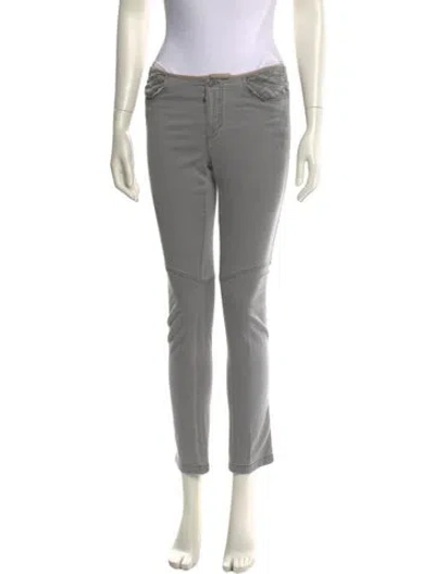 Pre-owned Louis Vuitton 2011 Skinny Leg Pants In Gray