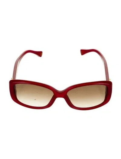Pre-owned Louis Vuitton 2011 Soupçon Gm Sunglasses In Red