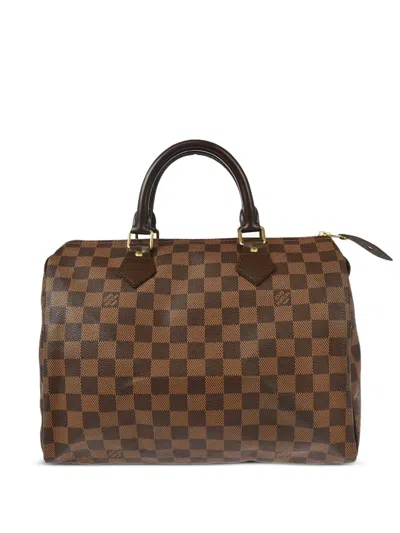 Pre-owned Louis Vuitton 2011 Speedy 30 Handbag In Brown