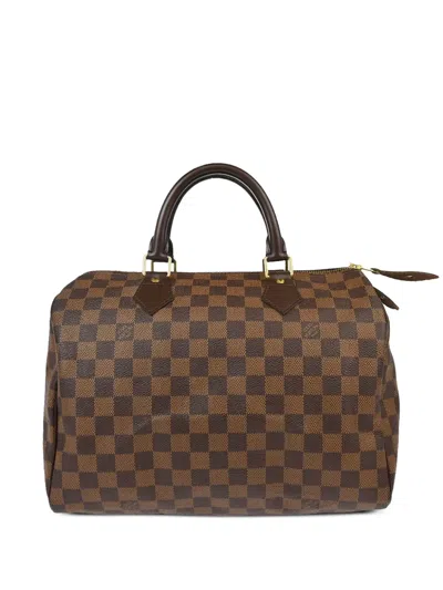 Pre-owned Louis Vuitton 2011 Speedy 30 Handbag In Brown