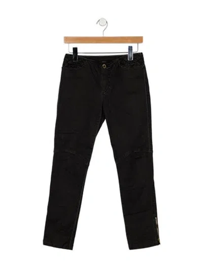 Pre-owned Louis Vuitton 2011 Straight Leg Jeans In Black
