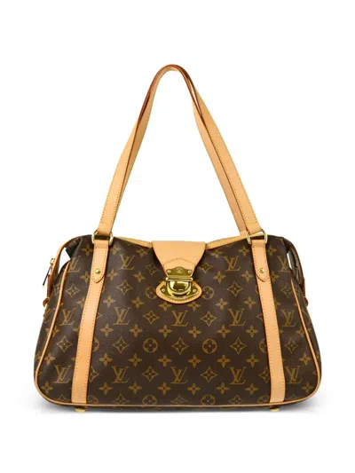 Pre-owned Louis Vuitton 2011 Stresa Pm Shoulder Bag In Brown