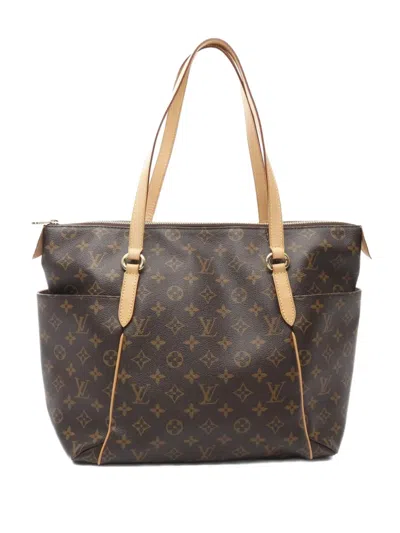 Pre-owned Louis Vuitton 2011 Totally Mm Monogram Shoulder Bag Tote In Brown
