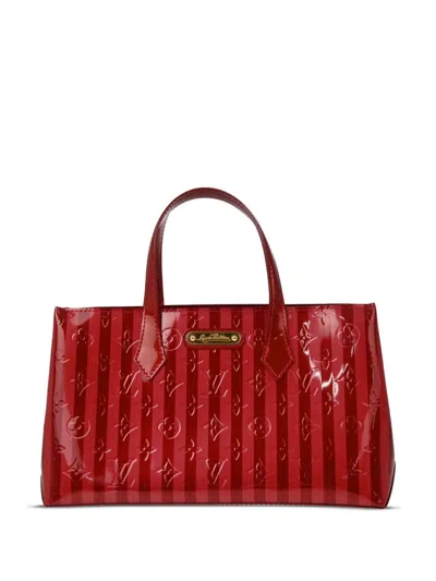 Pre-owned Louis Vuitton 2011 Wilshire Pm Tote Bag In Red