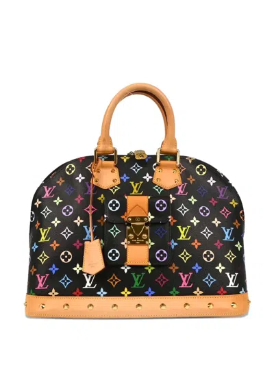 Pre-owned Louis Vuitton 2012 Alma Gm Handbag In Black