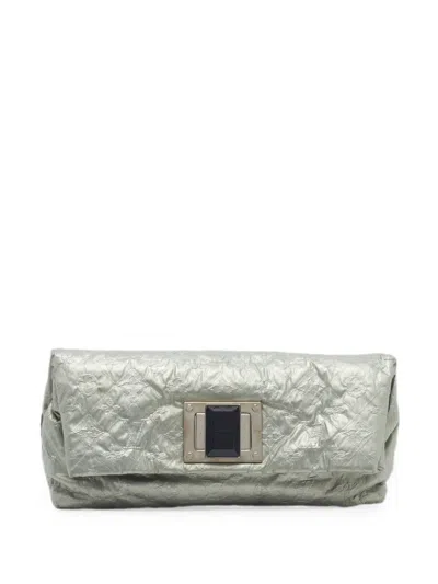 Pre-owned Louis Vuitton 2012 Altair Limelight Monogram Clutch Bag In Silver