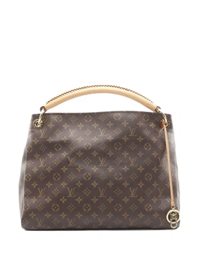 Pre-owned Louis Vuitton 2012 Artsy Mm Monogram Tote Bag In Brown