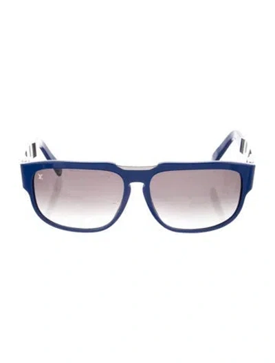 Pre-owned Louis Vuitton 2012 Attirance Sunglasses In Blue