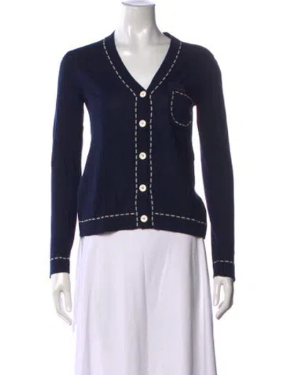 Pre-owned Louis Vuitton 2012 Cashmere Sweater In Blue