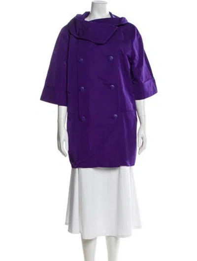 Pre-owned Louis Vuitton 2012 Coat In Purple