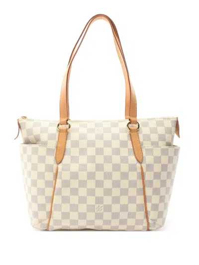 Pre-owned Louis Vuitton 2012 Damier Azur Totally Pm Tote Bag In Neutrals