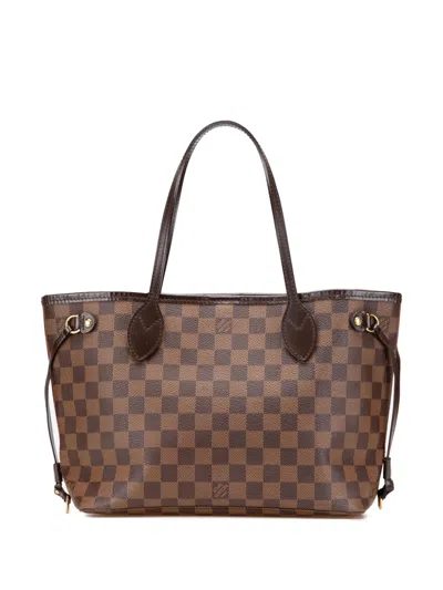 Pre-owned Louis Vuitton 2012 Damier Ebene Neverfull Pm Tote Bag