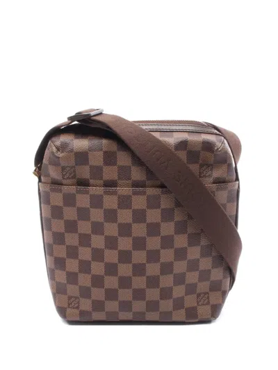 Pre-owned Louis Vuitton 2012 Damier-ebene Shoulder Bag In Brown