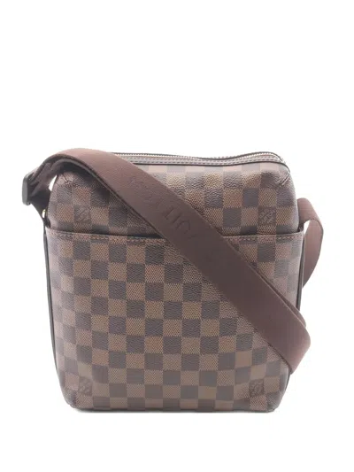Pre-owned Louis Vuitton 2012 Damier Ebene Shoulder Bag In Brown