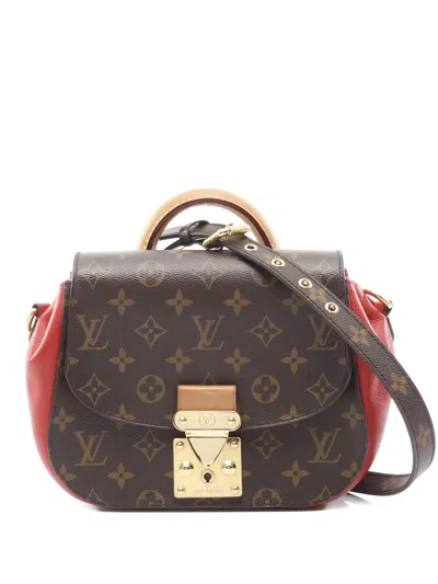 Pre-owned Louis Vuitton 2012 Eden Pm Monogram Leather Tote Bag In Brown