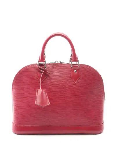 Pre-owned Louis Vuitton 2012 Epi Alma Pm Handbag In Pink