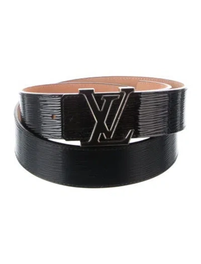 Pre-owned Louis Vuitton 2012 Epi Leather Belt In Black