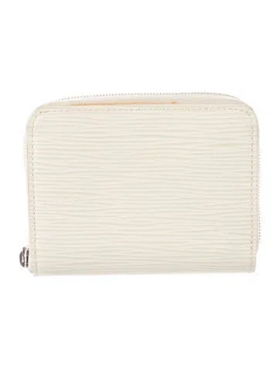 Pre-owned Louis Vuitton 2012 Epi Leather Zippy Coin Purse In Neutral