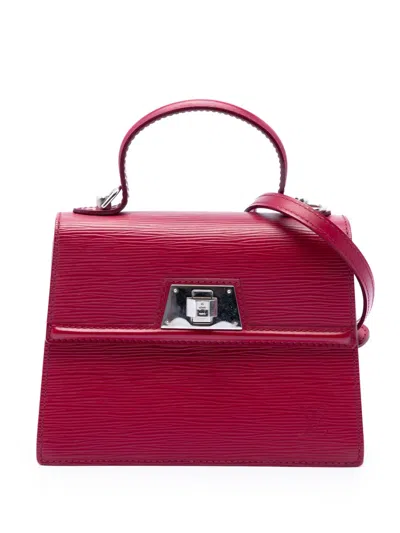 Pre-owned Louis Vuitton 2012 Epi Sevigne Pm Satchel In Pink
