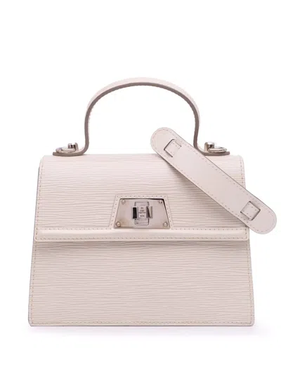 Pre-owned Louis Vuitton 2012 Epi Sevigne Satchel In Brown
