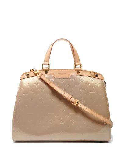 Pre-owned Louis Vuitton 2012 Gm Blair Monogram Vernis Tote Bag In Gold