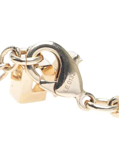 Pre-owned Louis Vuitton 2012 Gold Plated Resin Crystal Float Your Boat Pendant Necklace Costume Necklace
