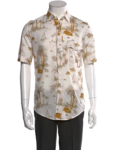 Pre-owned Louis Vuitton 2012 Graphic Print Shirt In Neutral