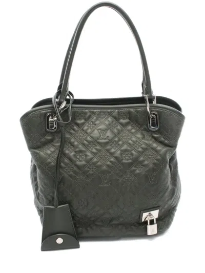 Pre-owned Louis Vuitton 2012 Lilia Pm Tote Bag In Green