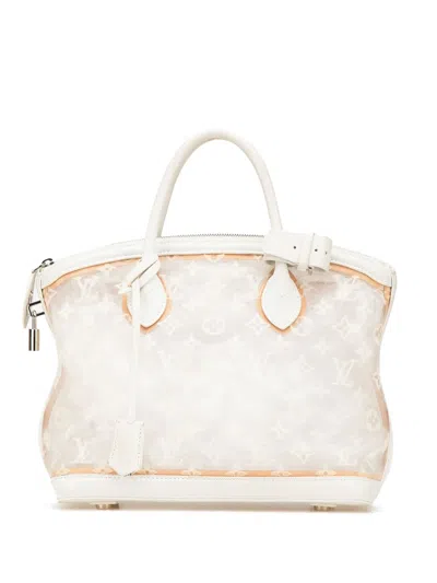 Pre-owned Louis Vuitton 2012 Limited Edition Monogram Transparence Lockit Handbag