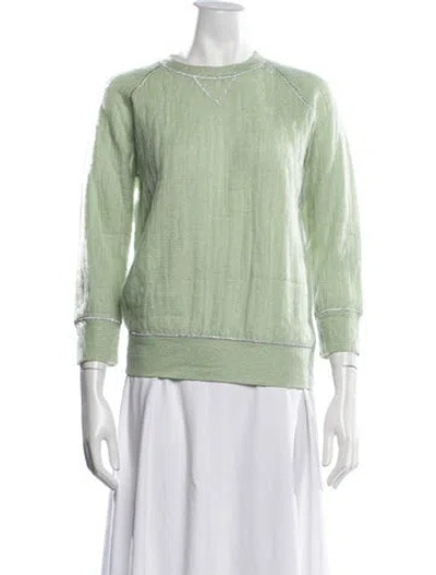 Pre-owned Louis Vuitton 2012 Merino Wool Sweater In Green