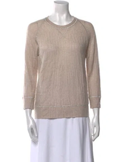 Pre-owned Louis Vuitton 2012 Merino Wool Sweatshirt In Neutral