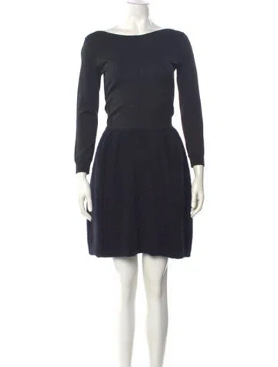 Pre-owned Louis Vuitton 2012 Mini Dress In Blue