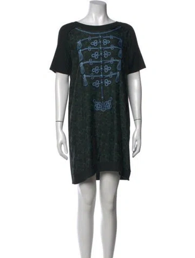 Pre-owned Louis Vuitton 2012 Mini Dress In Green