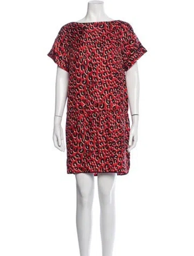 Pre-owned Louis Vuitton 2012 Mini Dress In Red