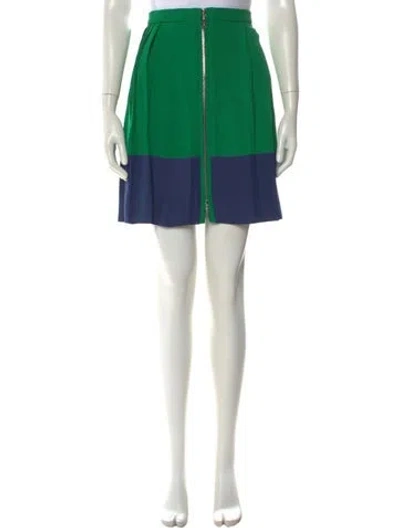 Pre-owned Louis Vuitton 2012 Mini Skirt W/ Tags In Green