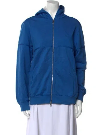 Pre-owned Louis Vuitton 2012 Mock Neck Sweatshirt In Blue