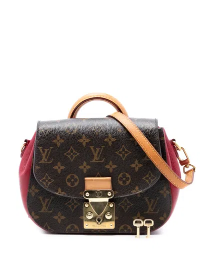 Pre-owned Louis Vuitton 2012 Monogram Eden Pm Satchel In Brown