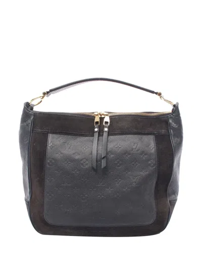 Pre-owned Louis Vuitton 2012 Monogram Empreinte Audacieuse Mm Satchel In Blue