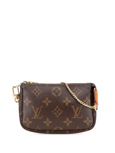 Pre-owned Louis Vuitton 2012 Monogram Mini Pochette Accessoires Handbag